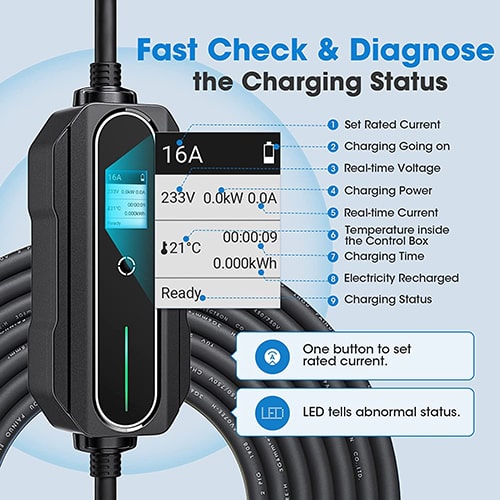 3-EVMOTIONS Sigma EVSE Type1 (max. 16A) EV Charger